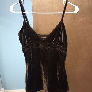 Brown tank top,  never worn, tag still on
